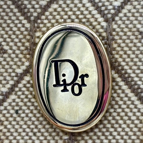 Christian Dior Beige Honeycomb Small Crossbody Bag - Picture 10 of 10